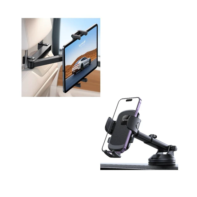 Main image of Cell Phone Holder Car + Car Headrest Tablet Holder