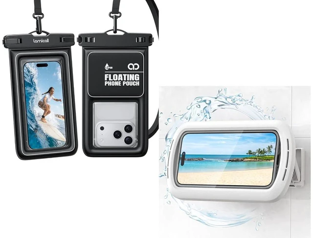Main image of IP68 Floating Waterproof Phone Pouch & Shower Phone Holder
