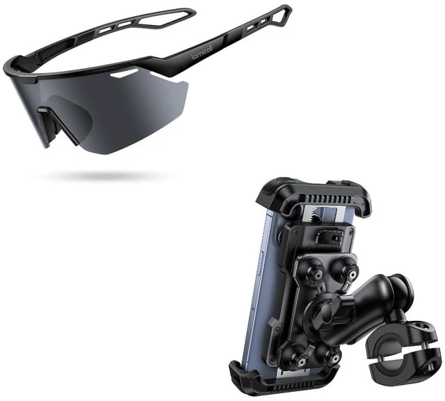 Main image of Motorcycle Phone Mount + Polarized Sports Sunglasses