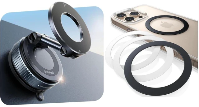 Main image of for MagSafe Sticker Ring and Vacuum Magnetic Phone Holder for Car