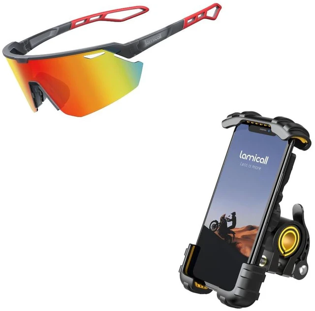 Main image of Bike Phone Holder + Polarized Sports Sunglasses