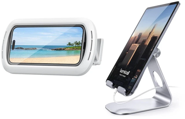 Main image of Shower Phone Holder +Tablet Stand