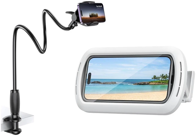 Main image of Shower Phone Holder + Gooseneck Phone Holder