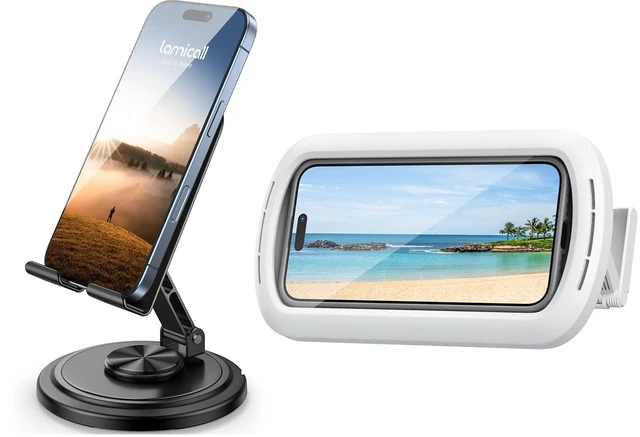 Main image of Shower Phone Holder + Adjustable Phone Stand