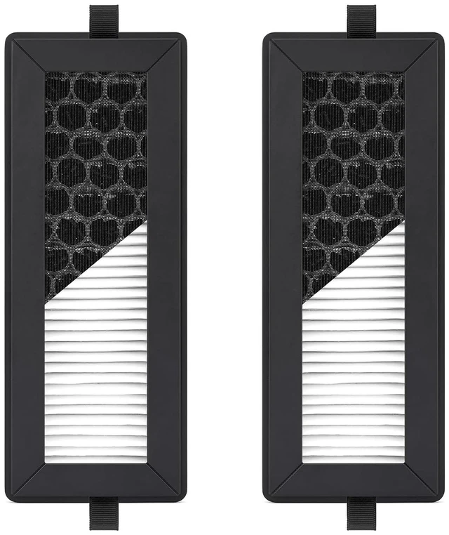 Main image of 2PCS X2D/P2S HEPA 13 Activated Carbon Air Filter, Dual Layer Chamber Replacement Filter, Enhanced Filtration for Bambu Lab X2D P2S 3D Printers, Helps Reduces of Odors and Fine Particles