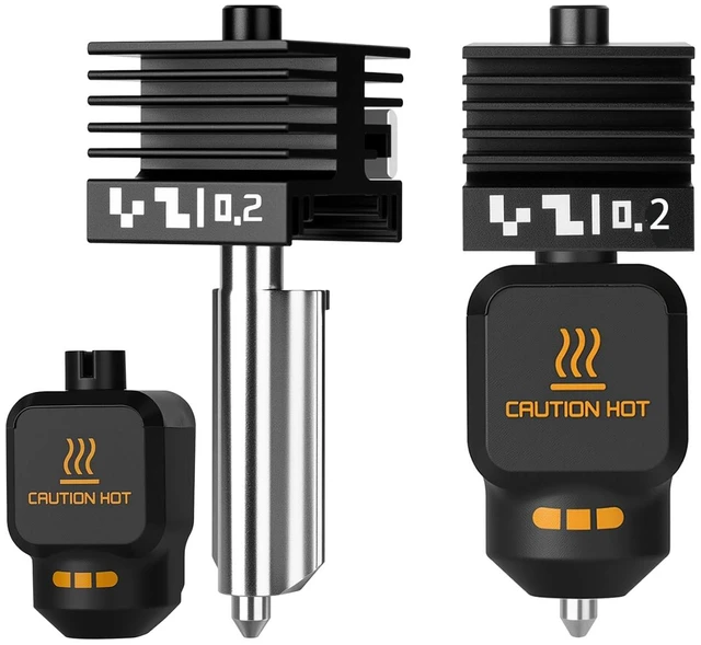 Main image of 2PCS Nozzle for Bambu Lab A1/A1 Mini/P2S/X2D/A2L/H2D/H2S/H2C 3D Printers