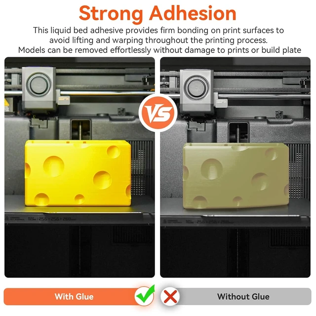 Alt view image 6 of 7 - 3D Printer Adhesive Glue 70ml, for PLA ABS PETG PC TPU ASA & Most Filaments