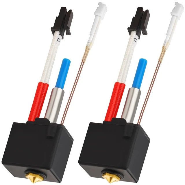 Main image of 2PCS Original Kobra 2 Hotend, Extruder Hot End Replacement with 0.4mm Brass Nozzle and Silicone Sock for Kobra 2,Kobra 2 Plus,Kobra 2 Max,Kobra 2 Pro,Kobra 2 Neo -Support High Speed Printing