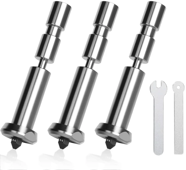 Main image of 3PCS Kobra 3 Max Combo Hardened Steel Nozzle 0.4mm
