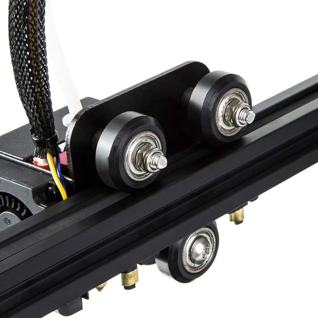 Alt view image 3 of 7 - Ender 3 Wheels 3D Printer POM Pulley 625zz Linear Bearing for Ender 3 V2/Neo,Ender 3 S1,Ender 5,CR6 SE,CR10 Smart Pro,CR10S Pro V2,Kobra,Vyper,Chiron,Neptune,Aquila Serie,Tevo Tarantula-10Pcs