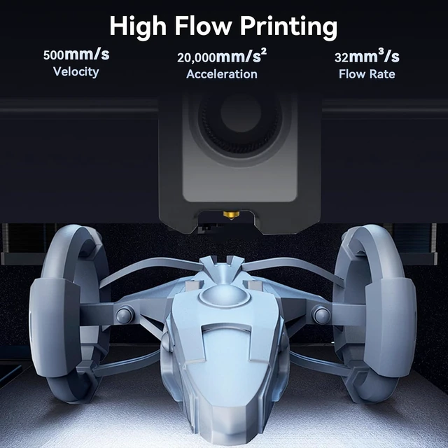 Alt view image 6 of 7 - 2PCS Centauri Carbon Ceramic Hotend,High Temp Extruder Print Head Replacement with 0.4mm Brass-Hardened Steel Nozzle and Silicone Cover Compatible with ELEGOO Centauri Carbon 3D Printer