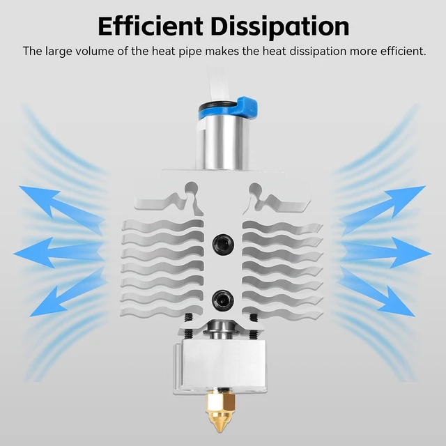 Alt view image 4 of 7 - CREALITY Ender 3 V2 Neo Hotend Part Assembled Hot End Replacement with 0.4/0.6/0.8mm Nozzles & Silicone Sock for Ender 3 Neo,Ender 3 V2 Neo,Ender 3 Max Neo(Heating Rod and Thermistor Excluded)
