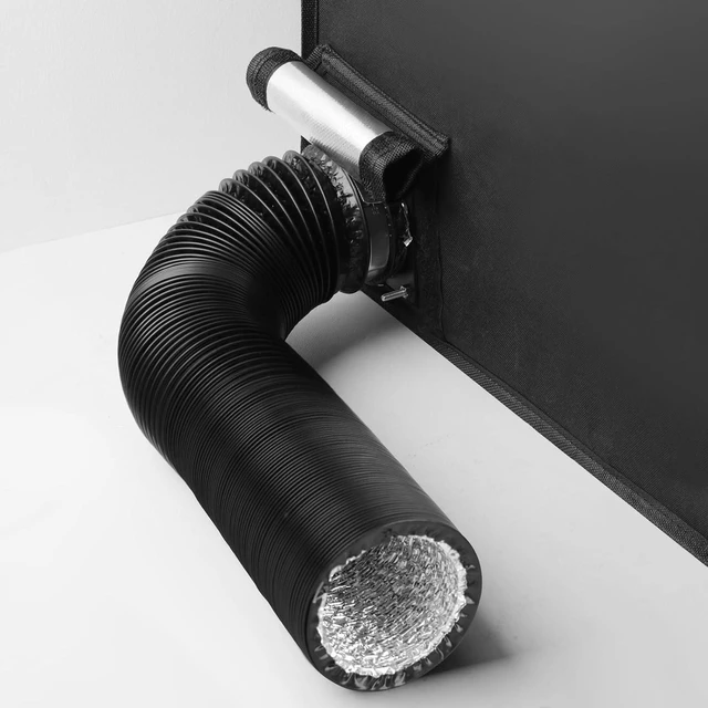 Alt view image 7 of 7 - Smoke Exhaust Kit with Efficient Ventilation 4500RPM Fan and Pipe,Exhaust Smoke&Odors,Fan Fume Extraction Kit Exhaust Fan for Laser Engraver and 3D Printer Enclosure Tent Cover