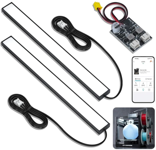 Main image of AD5X Light Kit, 56 LEDs Ultra-Thin Magnetic Light Strip for Flashforge AD5X