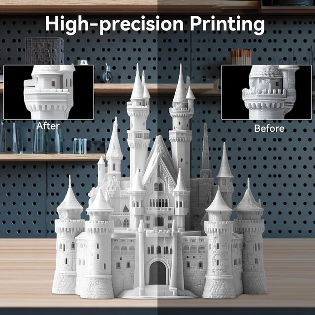 Alt view image 7 of 7 - 2 PCS H2D Quick Swap Hotend 0.4mm Hardened Steel Nozzle High Temperature Extruder Print Head with Silicone Cover Compatible with Bambu Lab H2D/H2S/H2C 3D Printers