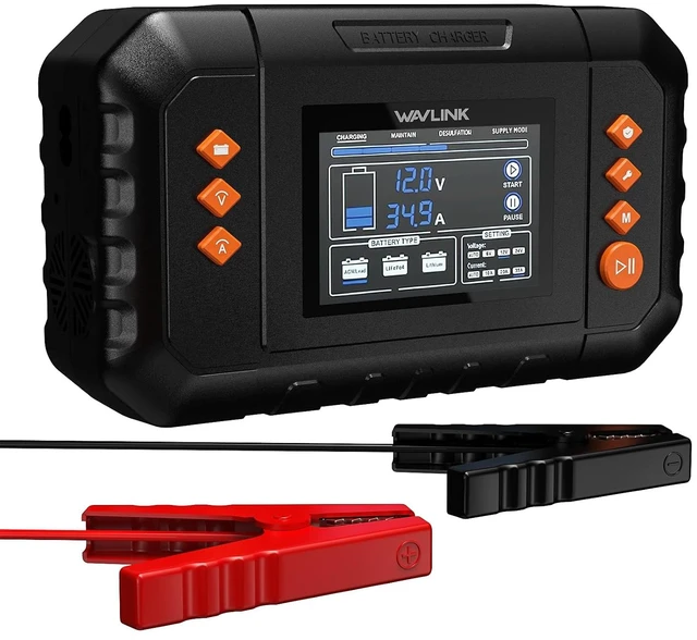 Main image of 35-Amp Smart Battery Charger 6V 12V 24V Auto-Detect Multi-Battery