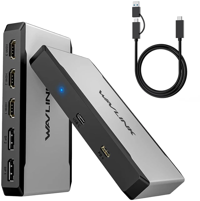 Main image of USB C to Triple Monitor Adapter, Compatible with Mac&Windows