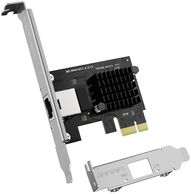 Main image of 2.5 Gigabit Ethernet PCIE Network Card, 10/100/1000/2500 Mbps RJ45 LAN Adapter for Desktop PC, Win10/11 Supported