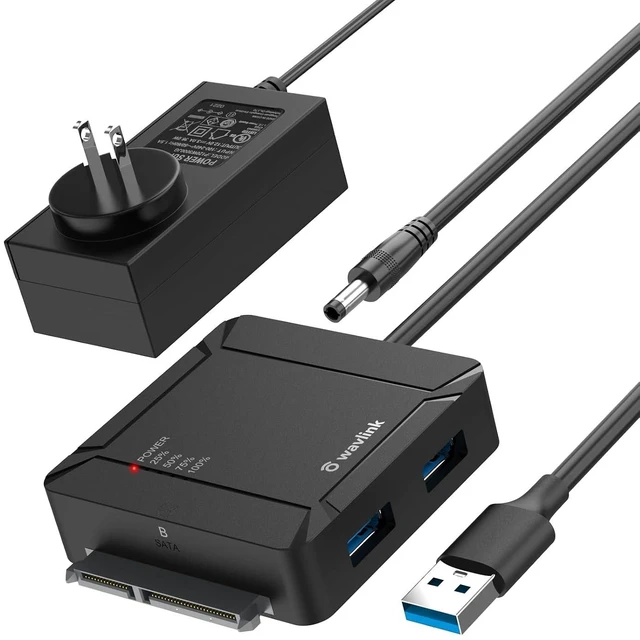 Main image of USB 3.0 HDD Docking Station, Dual-Bay 2×USB 3.0 & 12V/3A, 5Gbps