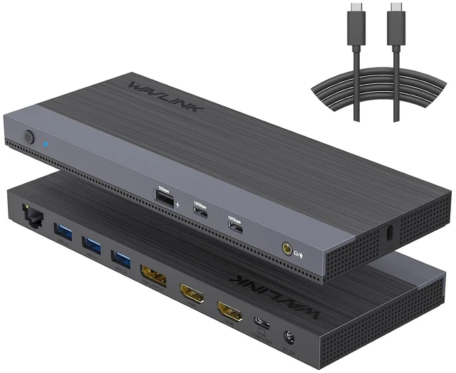 Main image of USB C Docking Station Dual Monitor Triple Display for Laptop