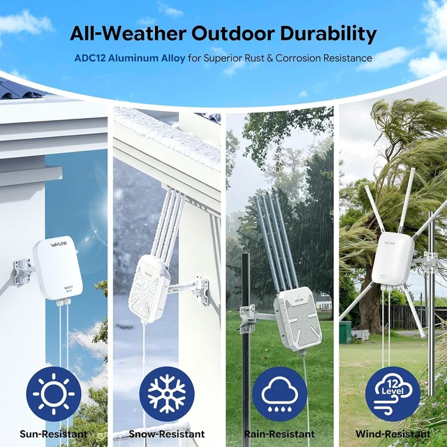 Alt view image 5 of 7 - Outdoor AP Aluminum Alloy Bracket, Universal Wall & Pole Mount
