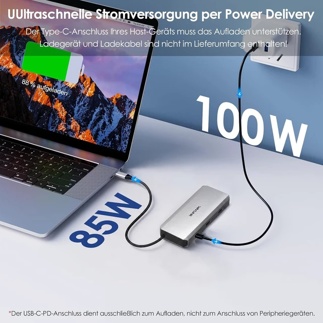 Alt view image 5 of 7 - Laptop Docking Station, WAVLINK Docking Station Dual HDMI