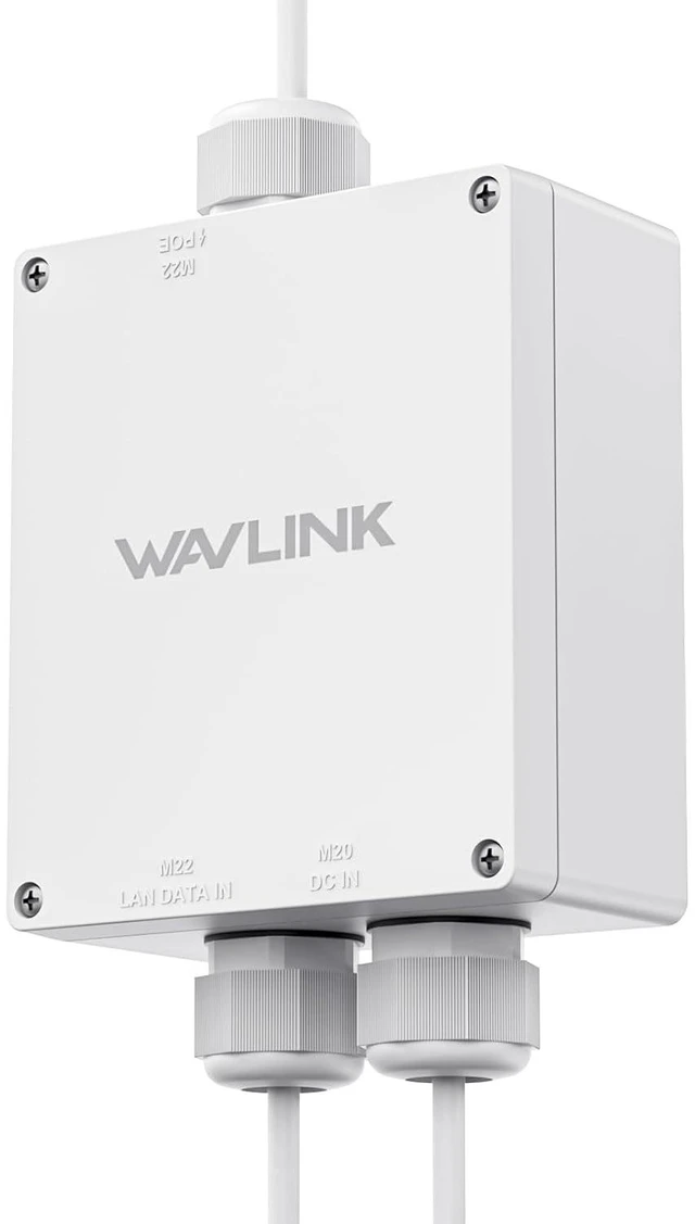 Main image of Outdoor Waterproof Box for POE, WAVLINK IP67 Waterproof Plastic Enclosure
