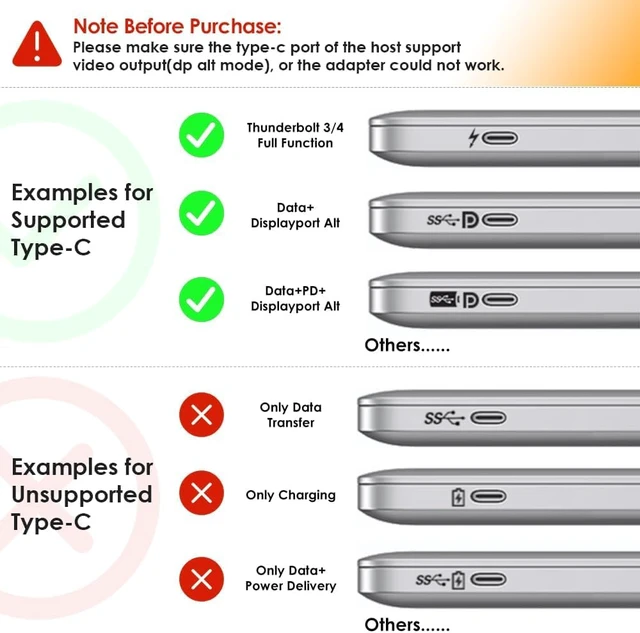 Alt view image 7 of 7 - Laptop Docking Station Dual Monitor/Triple Display for Windows OS