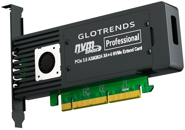 Main image of ST560 Quad M.2 NVMe to PCIe 3.0 X8 Adapter, Bifurcation Built-in