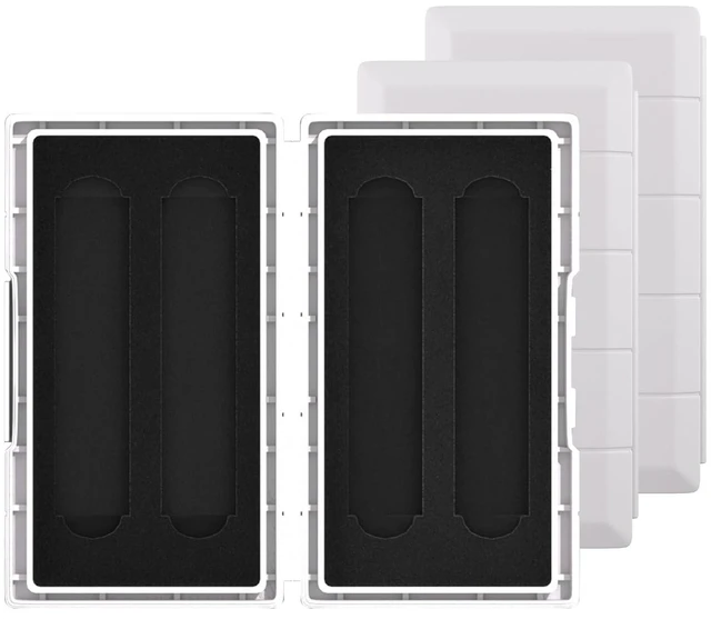 Main image of 3-Pack 4-Slot M.2 SSD Storage Case, NVMe/SATA 2280/2230, White