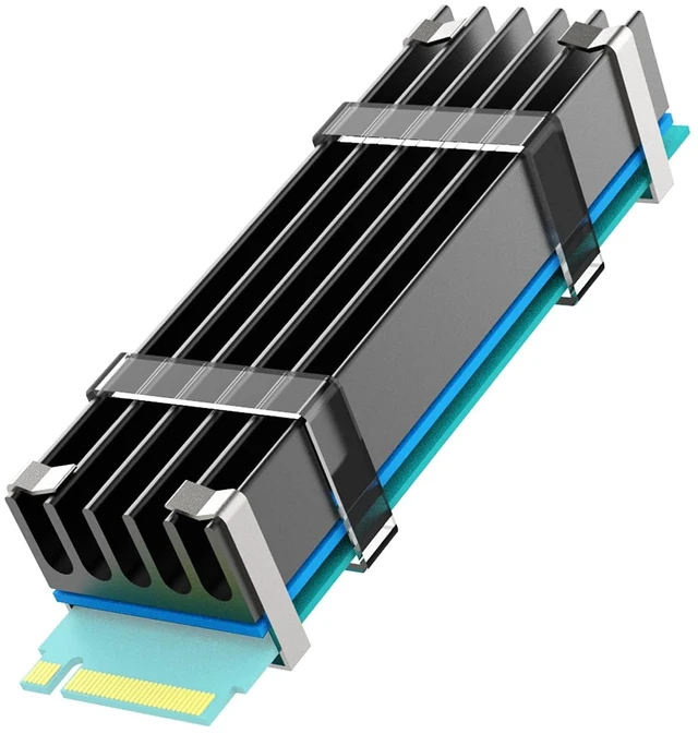 Main image of M.2 SSD Heatsink for 2280 NVMe/SATA SSD