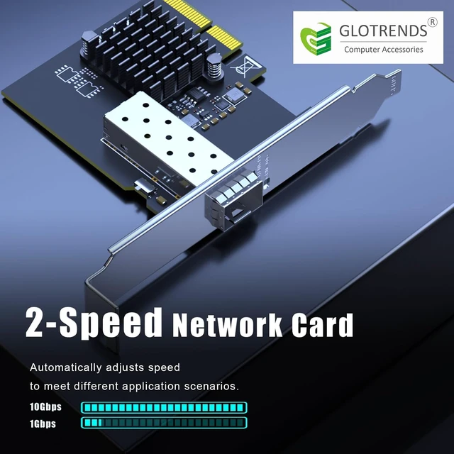 Alt view image 3 of 7 - LE8127F1(X4) 10Gb SFP+ PCIe 3.0 x2 Network Card