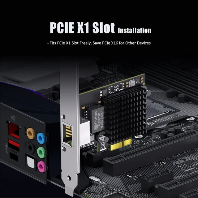 Alt view image 6 of 7 - LE8127T1(X1) 10Gb PCIe 4.0 x1 RJ45 Network Card