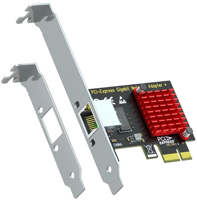Main image of LE8111H 1-Port Gigabit PCIe Network Card, RJ45 Ethernet NIC