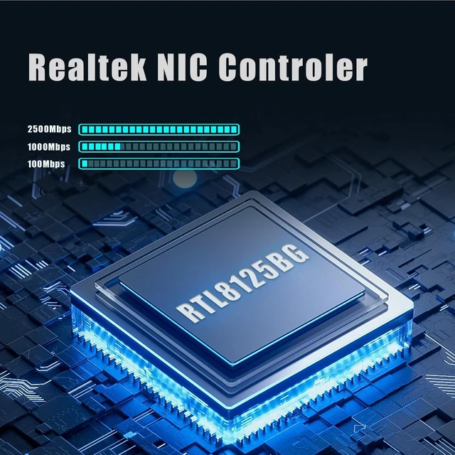 Alt view image 4 of 7 - LE8245(A3) 4-Port 2.5Gb PCIe Network Card, Quad RJ45 NIC