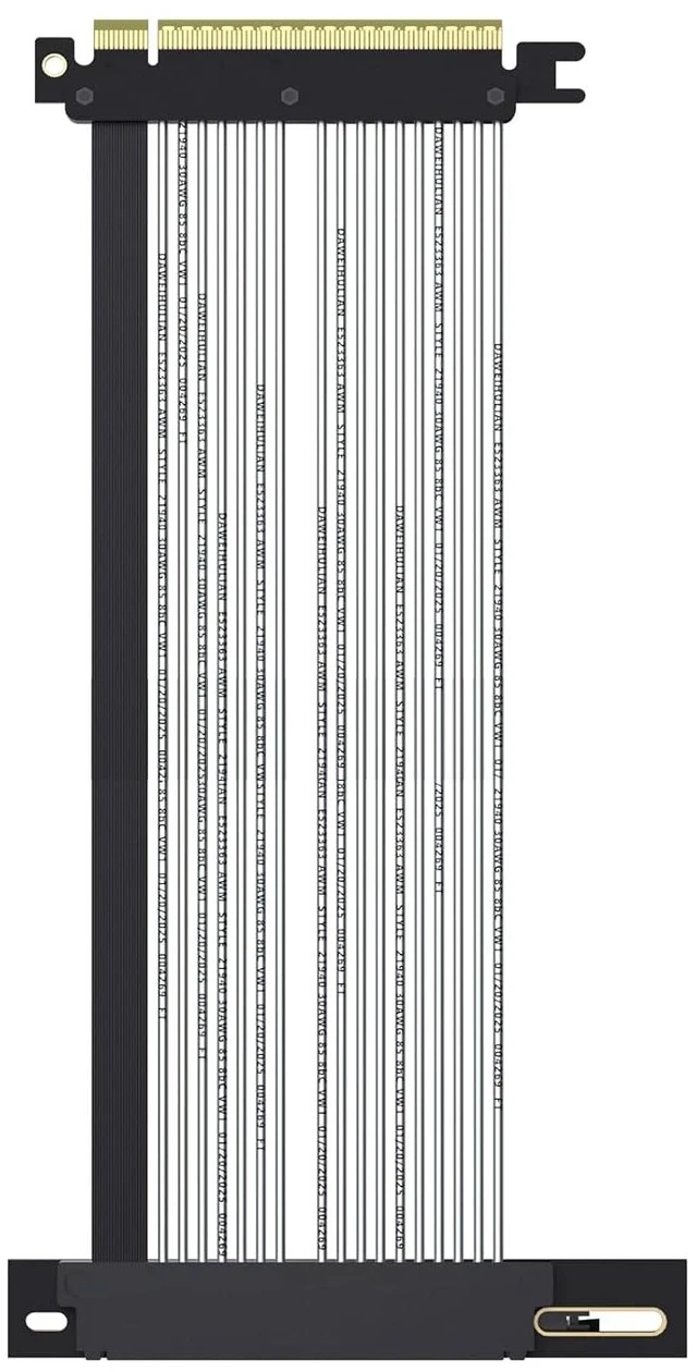 Main image of PCIe 5.0 x16 GPU Riser Cable Left Angle 300mm, RTX 50/RX 9000