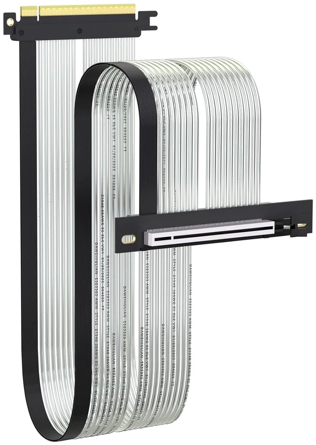 Main image of PCIe 5.0 x16 GPU Riser Cable Left Angle 500mm, RTX 50/RX 9000