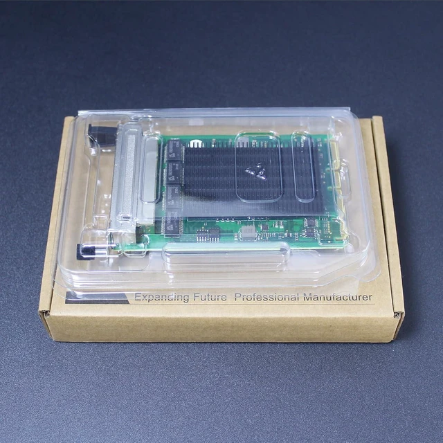 Alt view image 7 of 7 - ST7397 Quad-Port Gigabit RJ45 PCIe Network Card, Intel I350