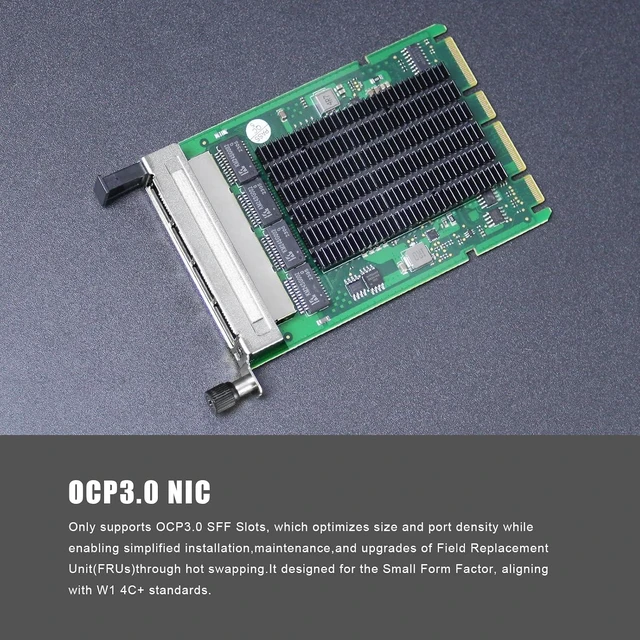 Alt view image 5 of 7 - ST7397 Quad-Port Gigabit RJ45 PCIe Network Card, Intel I350