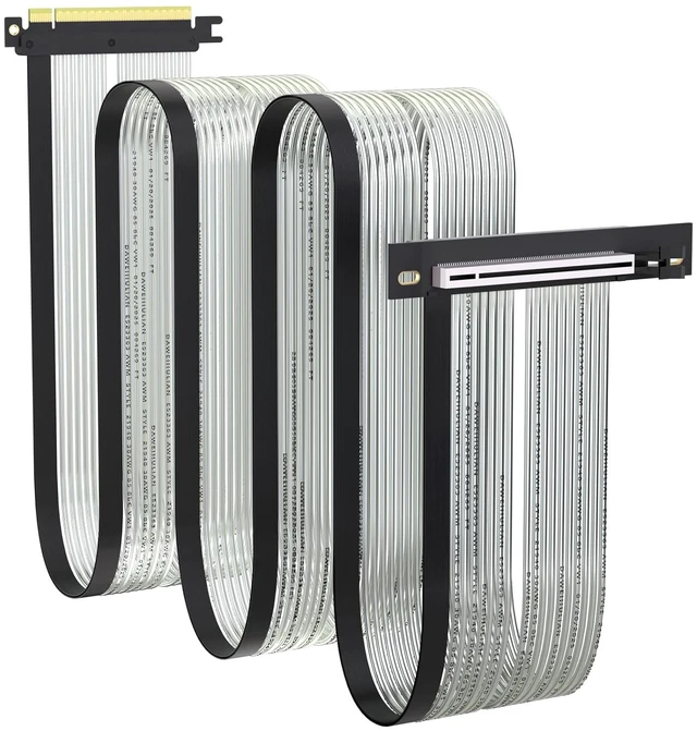 Main image of PCIe 5.0 x16 GPU Riser Cable Right 1200mm, RTX 50/RX 9000