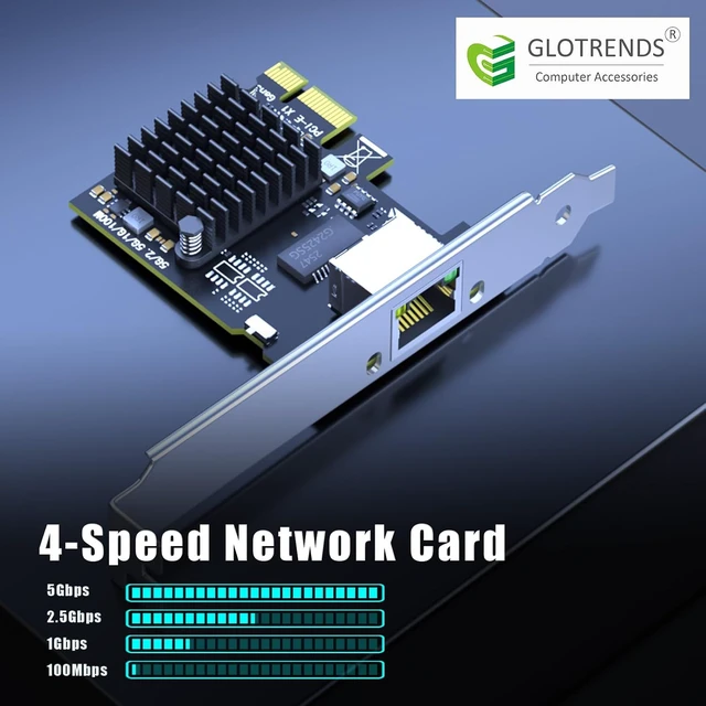 Alt view image 2 of 7 - LE8126P 5Gb PCIe Network Card, RJ45 5G/2.5G/1G NIC