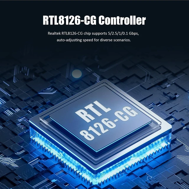 Alt view image 4 of 7 - LE8126P 5Gb PCIe Network Card, RJ45 5G/2.5G/1G NIC