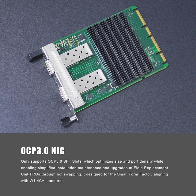 Alt view image 5 of 7 - ST7400 Dual 25G SFP28 PCIe 4.0 NIC, Intel E810-XXVAM2, RDMA