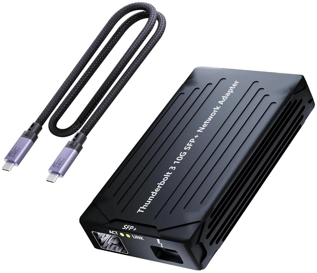 Main image of ST7411 Thunderbolt 3 to 10Gb SFP+ Adapter, True 10Gbps PCIe