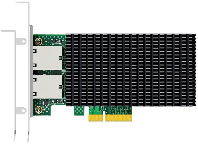 Main image of ST7368 Dual 10GbE RJ45 Network Card, Intel X550-AT2, PCIe 3.0 x4