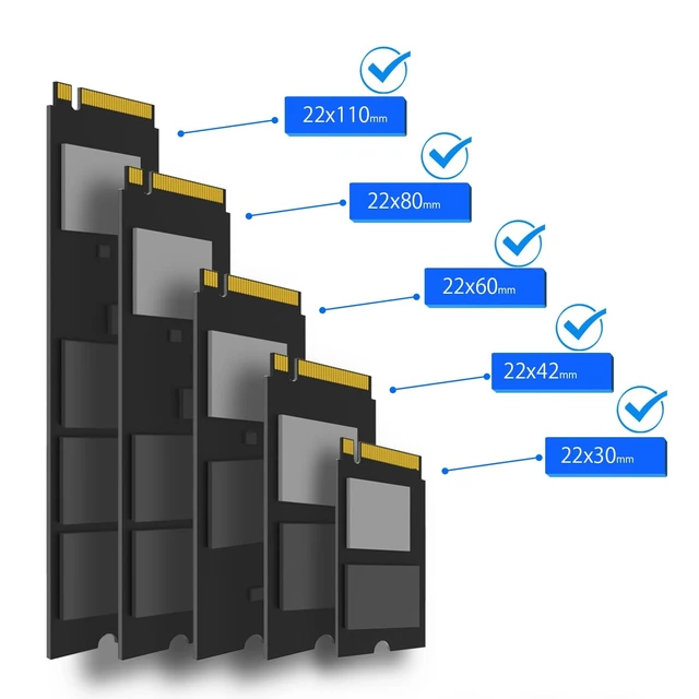 Alt view image 3 of 7 - PA41 Quad M.2 NVMe to PCIe 4.0 X16 Adapter with 4 Sets of M.2 Heatsink