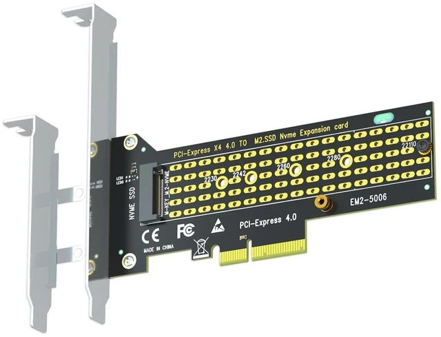 Main image of PA22110 M.2 NVMe to PCIe 4.0 X4 Adapter for 22110 M.2 NVMe SSD