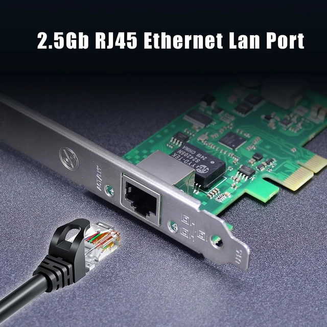 Alt view image 3 of 7 - ST7481 2.5Gb PoE+ PCIe Network Card, Intel I226 RJ45 NIC