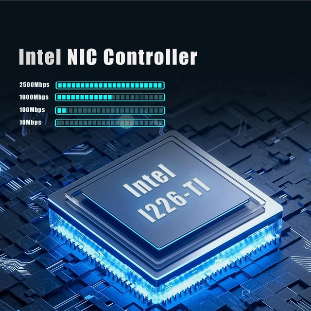 Alt view image 4 of 7 - ST7481 2.5Gb PoE+ PCIe Network Card, Intel I226 RJ45 NIC