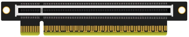 Main image of PA17 PCIe 5.0 x16 Riser Adapter Card, Left Angle 0-270°, 1U/2U